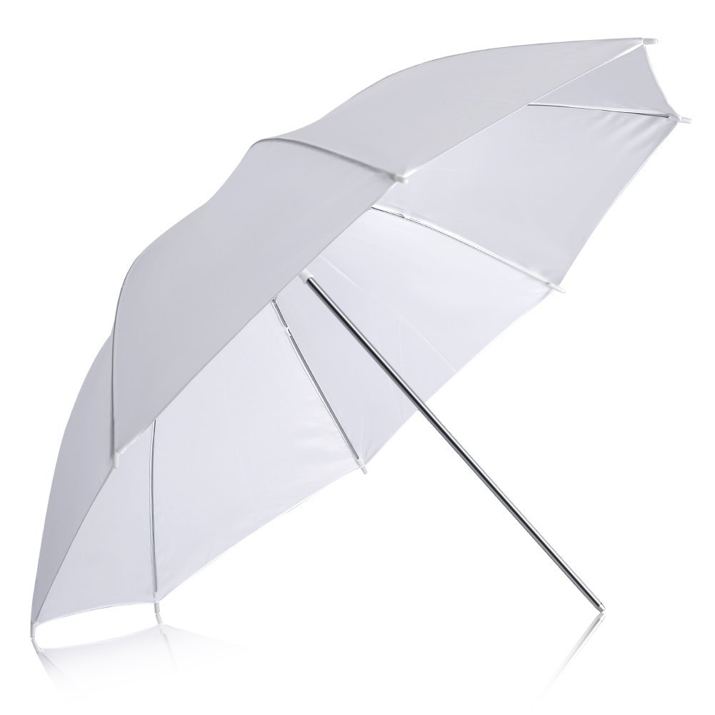 Photography Umbrella Diffuser - Taşınabilir 20 inç Beyaz Yumuşak ve