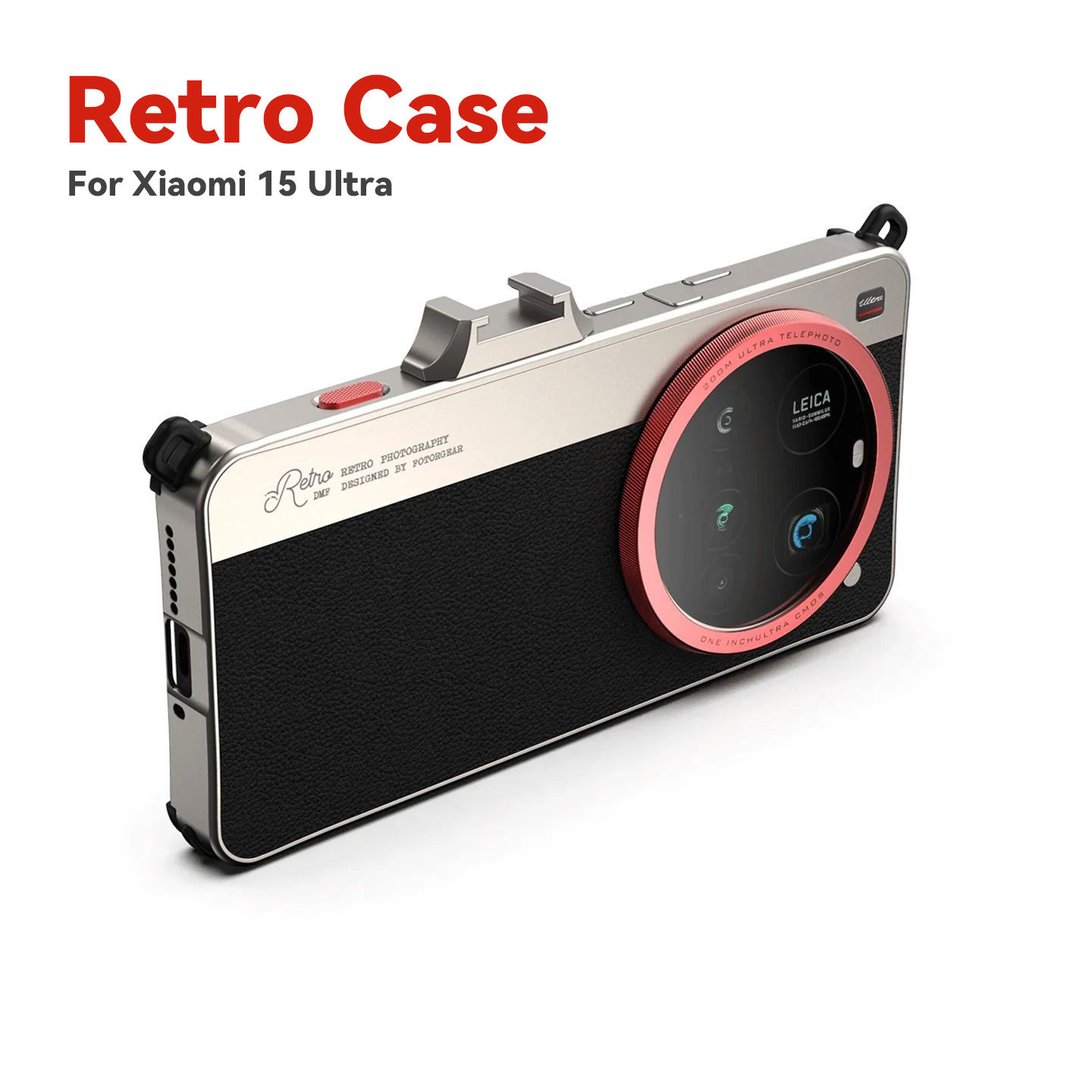 Photography Xiaomi 15 Ultra - Fotorgear Retro Klasik Serisi Telefon Kılıfı
