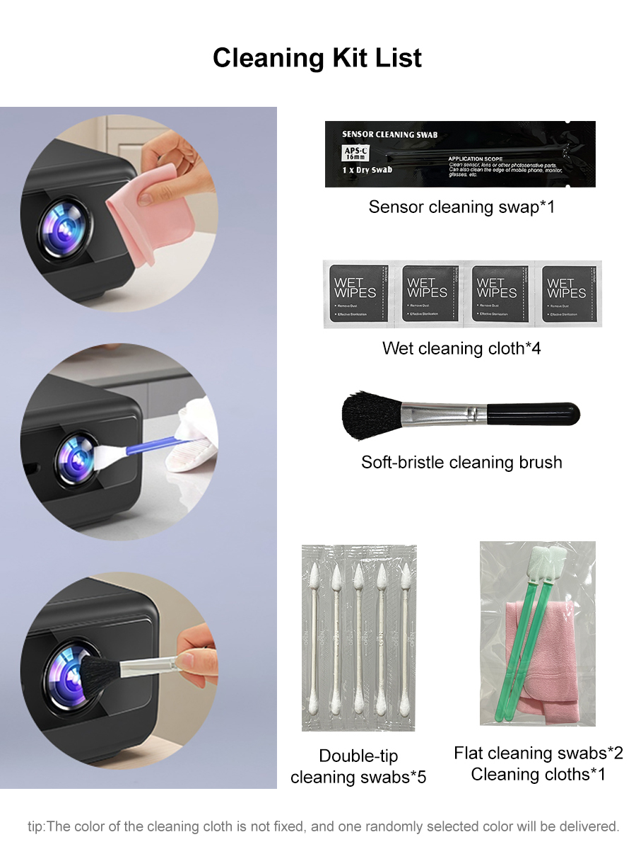 Lens Cleaning Kit - Projektör Toz Temizleme Kiti Projektör Lensi