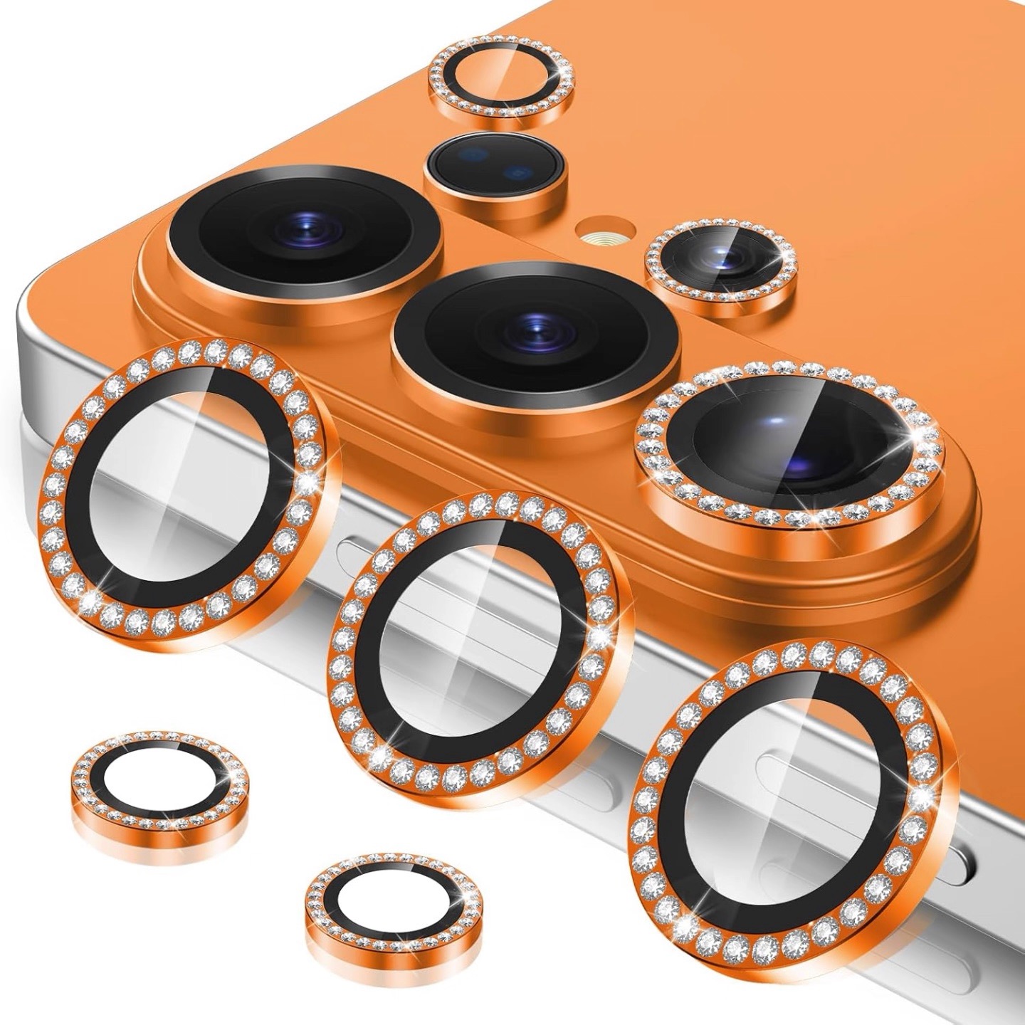 Photography Kit Samsung S26 Ultra - Alaşım Bling Elmas Lens Cam Filmi