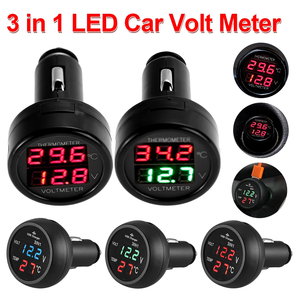 Light Meter Incident - 3 in 1 12/24V araba Volt