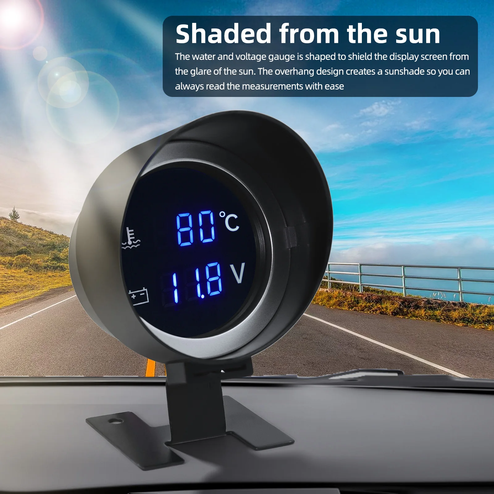 2 in 1 Yuvarlak LED Dijital Su - Light Meter Incident incelemesi ve fiyatı
