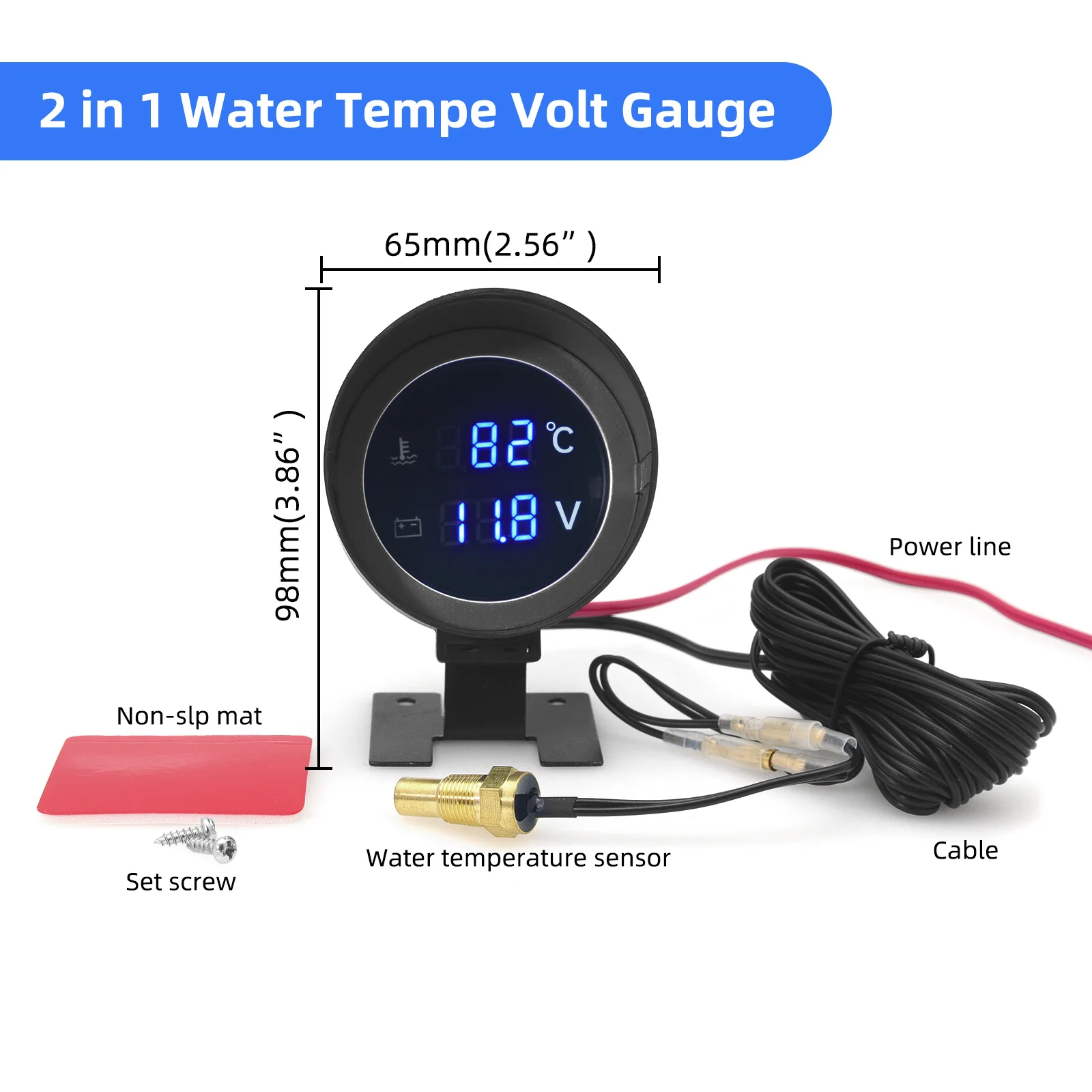 2 in 1 Yuvarlak LED Dijital Su - Light Meter Incident incelemesi ve fiyatı