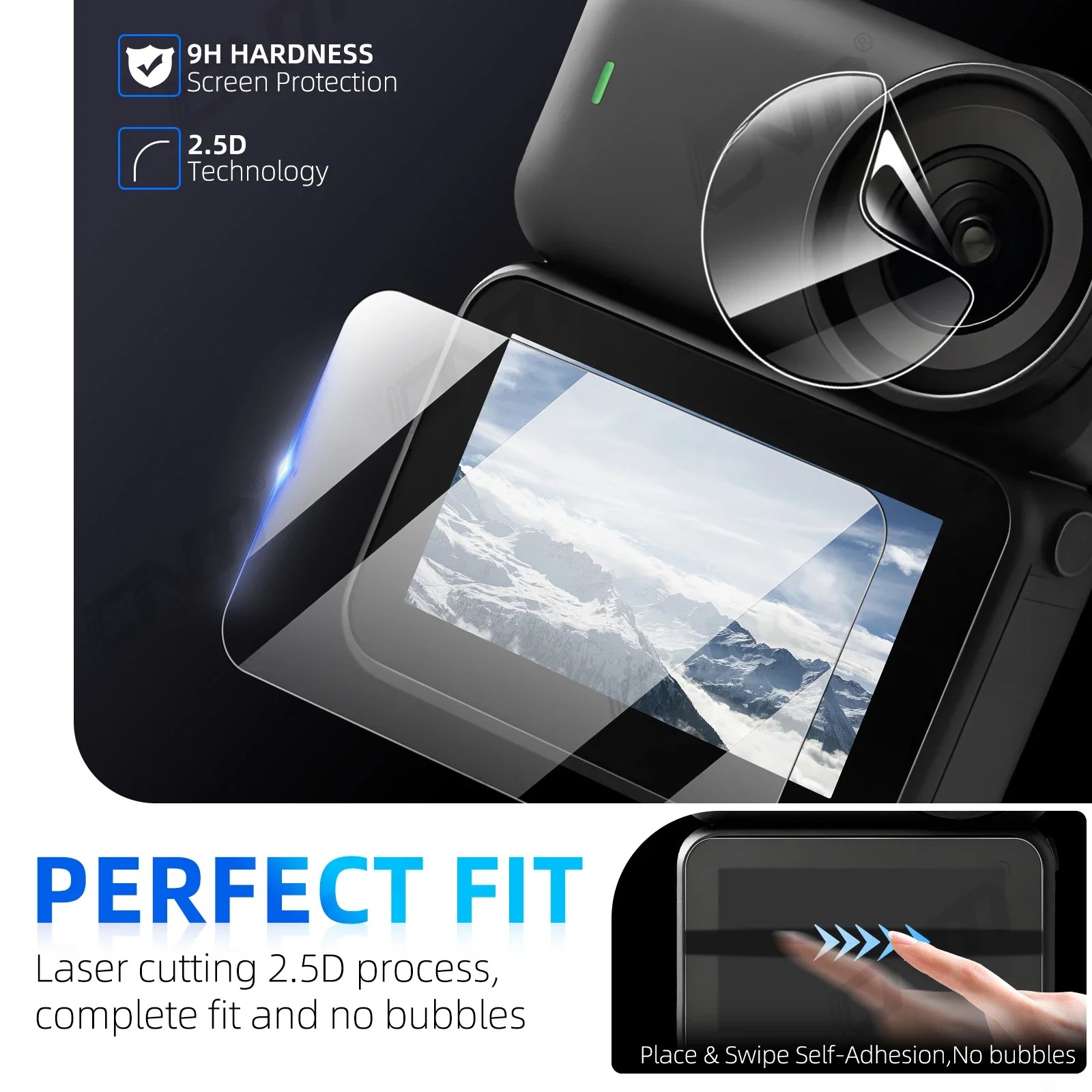 DJI Osmo Nano için 9H Temperli - Lens Cleaning Kit incelemesi ve fiyatı