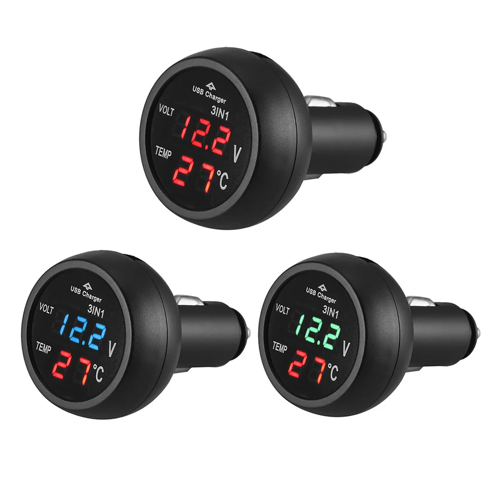 3 in 1 12/24V araba Volt metre - Light Meter Incident incelemesi ve fiyatı