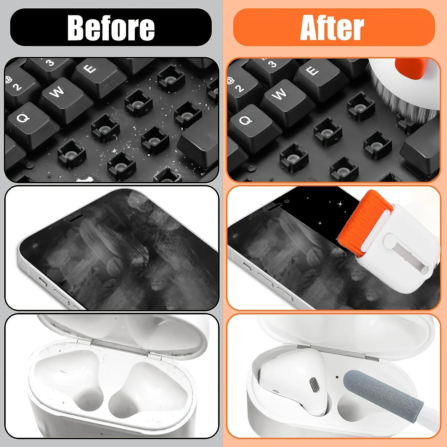 iPhone Airpods için temizleme  - Lens Cleaning Kit incelemesi ve fiyatı